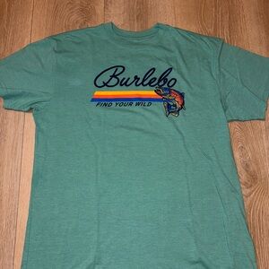 BURLEBO Teal Adventure Graphic Tee